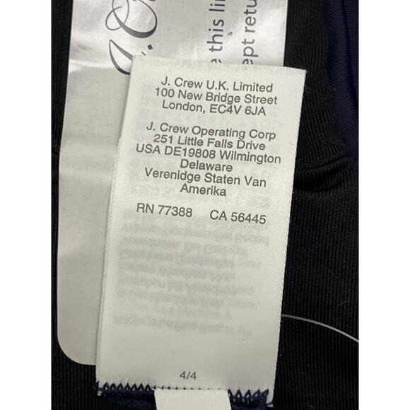 J.Crew Navy Thong Bikini Bottom Size M High Leg Re-Imagined Swim NWT - Picture 10 of 11